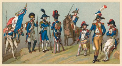 Francja XVIII wiek kostium autorstwa French School