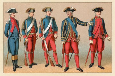 Francja XVIII wiek kostium autorstwa French School