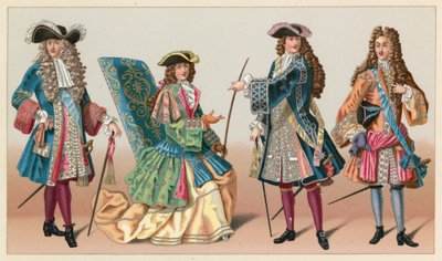 Франц XVII зууны хувцасны Поли autorstwa French School