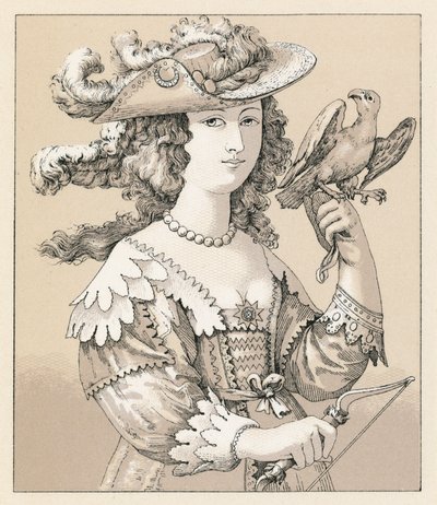 Kostium Francja XVII wiek autorstwa French School