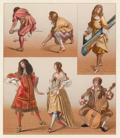 Kostium Francja XVII wiek autorstwa French School