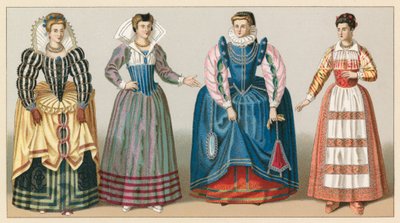 Kostium Francja XVI wiek autorstwa French School