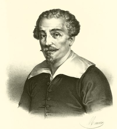 Francesco Albani lub Albano, portret (grafika) autorstwa French School