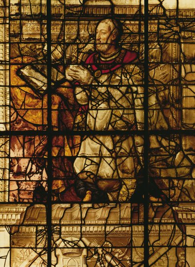 Franciszek I w modlitwie autorstwa French School
