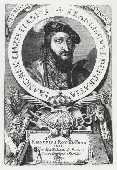 Franciszek I z Francji (grafika) autorstwa French School