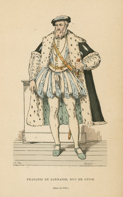 Franciszek Lotaryngii, książę Guise autorstwa French School