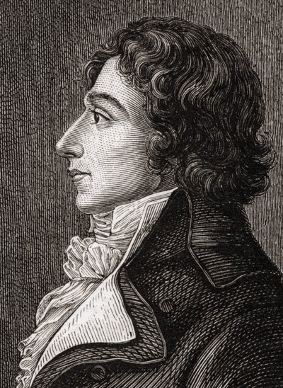 Francois Chabot, z „Histoire de la Revolution Francaise” Louisa Blanca (1811-82) autorstwa French School
