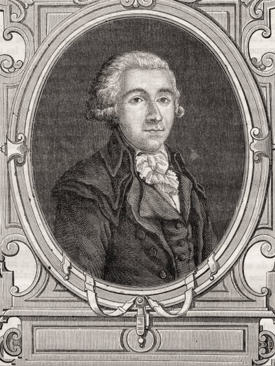 Francois Nicolas Leonard Buzot, z „Histoire de la Revolution Francaise” Louisa Blanca (1811-82) autorstwa French School