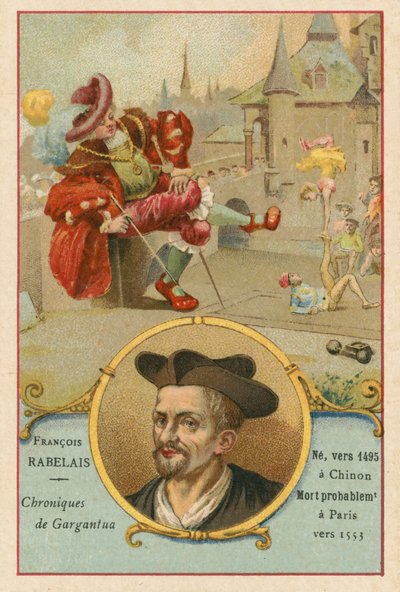 Francois Rabelais, francuski pisarz autorstwa French School