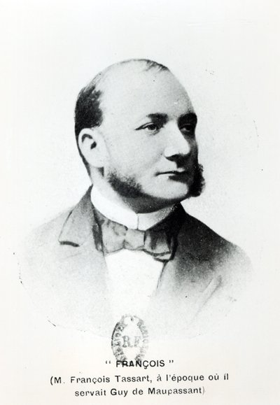 Francois Tassart, kamerdyner Guy de Maupassant (1850-93), z La Fin de Maupassant autorstwa Georgesa Normandy, opublikowane w 1927, Paryż autorstwa French School