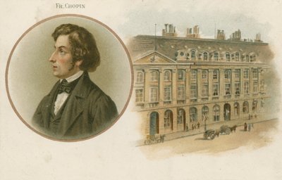 Fryderyk Chopin, polski, kompozytor i wirtuoz pianista autorstwa French School