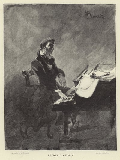 Fryderyk Chopin, polski pianista i kompozytor autorstwa French School