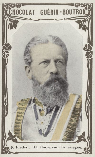 Fryderyk III, Empereur dAllemagne (kolorowe zdjęcie) autorstwa French School