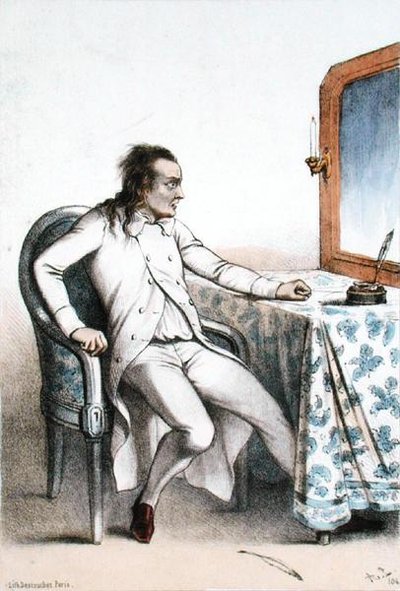 Frederick Lemaitre (1800-76) w roli Georgesa Maurice