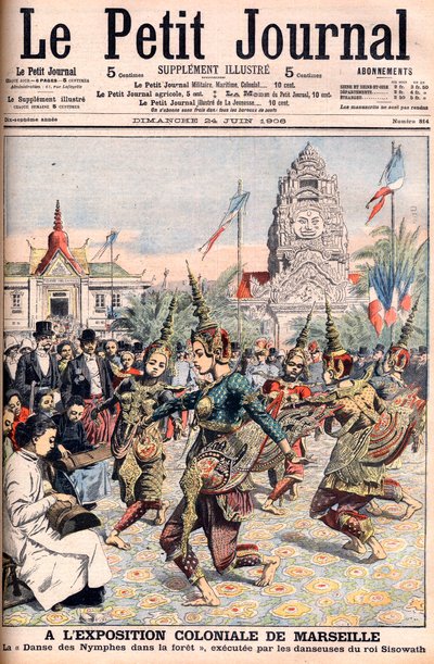 Francuska Wystawa Kolonialna w Marsylii - ilustracja do Le Petite Journal, 24 czerwca 1906 (rycina) autorstwa French School