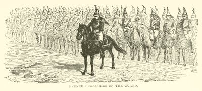 Francuskie Curassiers gwardii (rycina) autorstwa French School