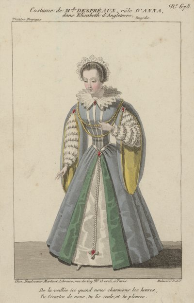 Francuska aktorka Louise Allan-Despreaux w roli Anny w Elisabeth d