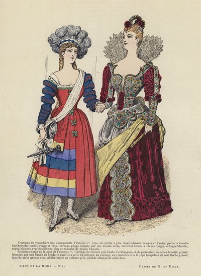 Francuski talerz mody autorstwa French School