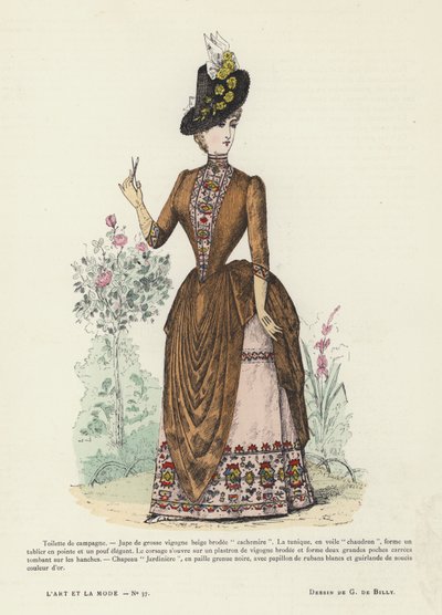 Francuski talerz mody, 1885-86 autorstwa French School