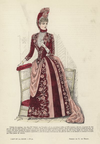 Francuski talerz mody, 1885-86 autorstwa French School