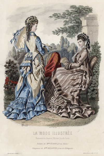 Francuski talerz modowy, koniec XIX wieku autorstwa French School