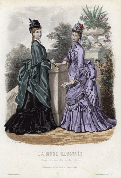 Francuski talerz modowy, koniec XIX wieku autorstwa French School