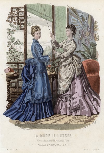 Francuski talerz modowy, koniec XIX wieku autorstwa French School