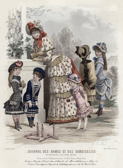 Francuski talerz modowy, koniec XIX wieku autorstwa French School