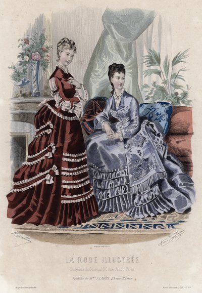 Francuski talerz modowy, koniec XIX wieku autorstwa French School