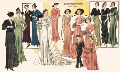 Francuska moda kobieca autorstwa French School