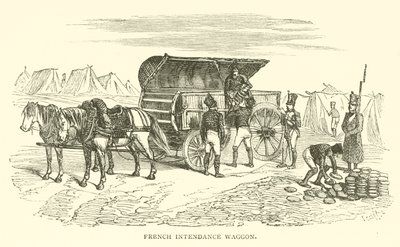 Francuski wóz z zamiarem (grawerowanie) autorstwa French School