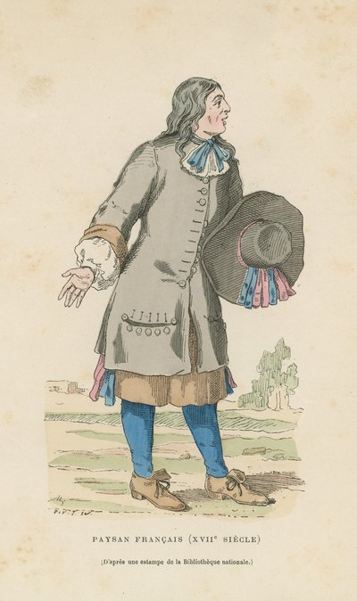 Chłop francuski, XVII wiek autorstwa French School