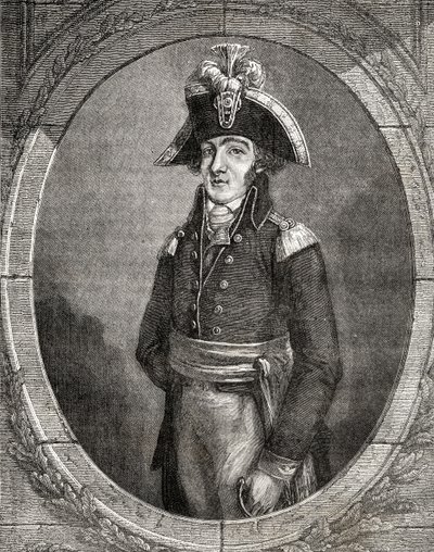 Francuski rewolucjonista Francois Henriot (1761-1794) autorstwa French School
