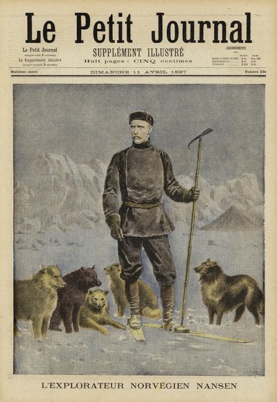 Fridtjof Nansen, norweski odkrywca autorstwa French School