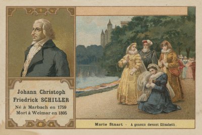 Friedrich Schiller, poeta niemiecki; dramaturg i historyk autorstwa French School