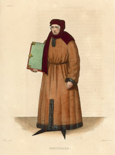 Froissard (kolorowy grawer) autorstwa French School