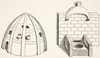 Piece, używane przez naukowców i alchemików w średniowieczu, z Science and Literature in the Middle Ages Paula Lacroix (1806-84) opublikowanej w Londynie 1878 autorstwa French School