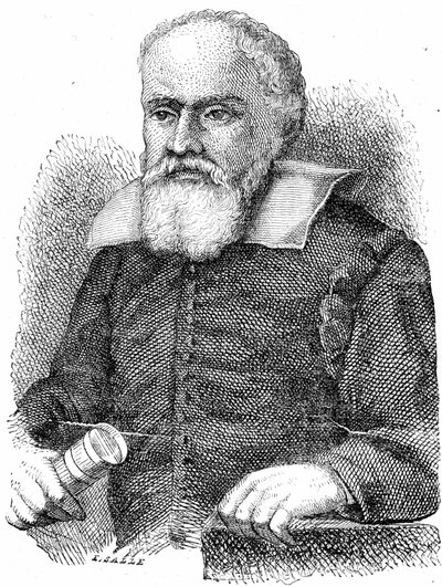 GALILEO GALILEI (1564-1642) (grawerunek) autorstwa French School