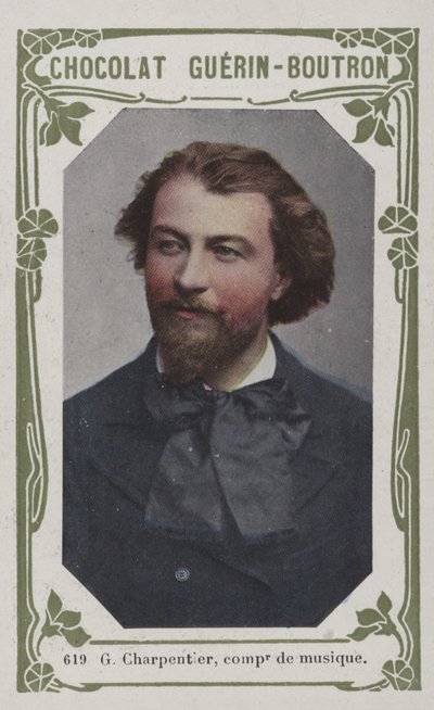 G Charpentier, kompozytor muzyki (kolorowe zdjęcie) autorstwa French School