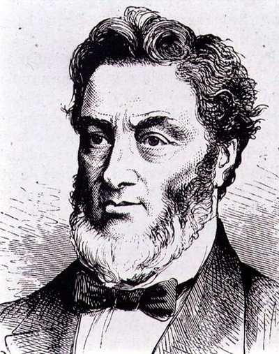 Gabriel-Claude-Jules Favre (1809-1880) polityk francuski (grafika) autorstwa French School