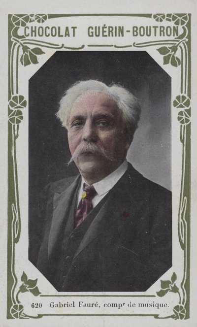 Gabriel Faure, kompozytor (kolorowe zdjęcie) autorstwa French School