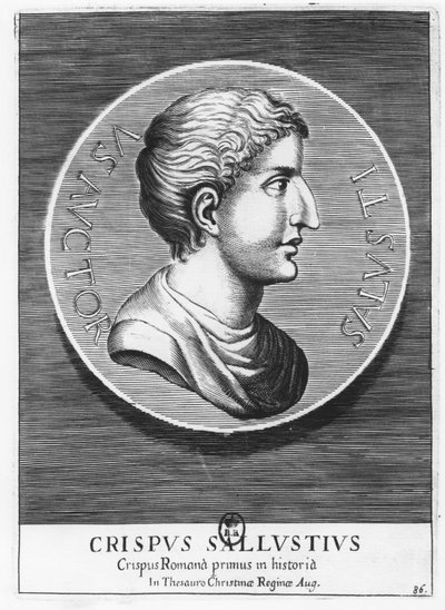 Gaius Salustius Crispus, Salustiusz (rycina) autorstwa French School