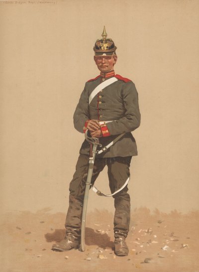 Smok Garde, Regt, Wachtanzug autorstwa French School