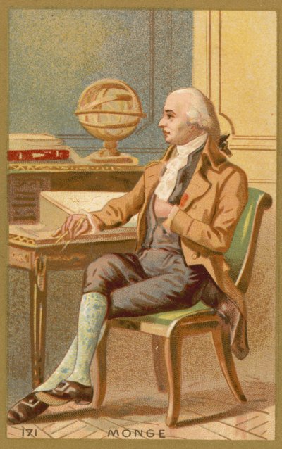 Gaspard Monge, francuski matematyk autorstwa French School