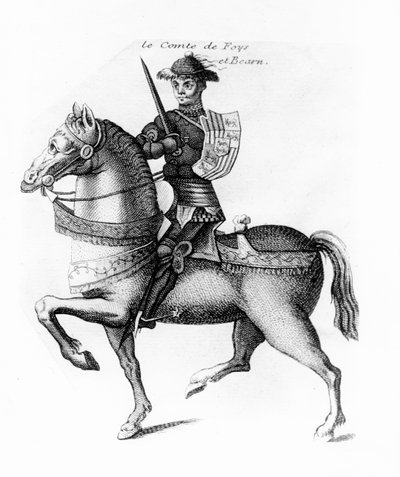 Gaston IV de Foix (grawerowanie) autorstwa French School
