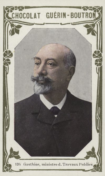 Gauthier, Minister Robót Publicznych (kolorowe zdjęcie) autorstwa French School