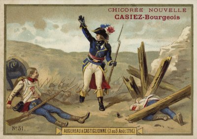 Generał Augereau w bitwie pod Castiglione we Włoszech, francuskie wojny rewolucyjne, 3-5 sierpnia 1796 r autorstwa French School