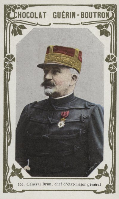Generał Brun, szef kuchni generał-major (kolorowe zdjęcie) autorstwa French School