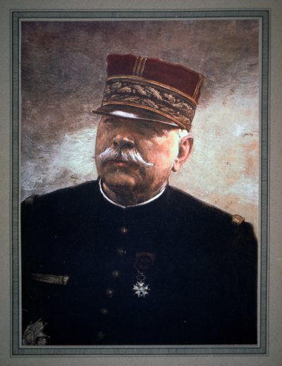 Generał Joseph Joffre (litografia kolorowa) autorstwa French School