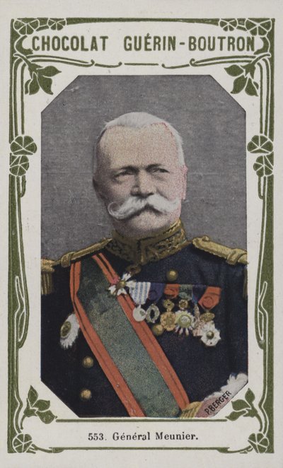 Generał Meunier (kolorowe zdjęcie) autorstwa French School